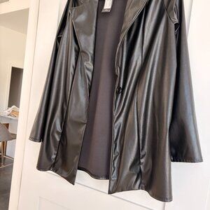 Faux Leather Blazer Jacket – PrettyLittleThing (NEW with tags)